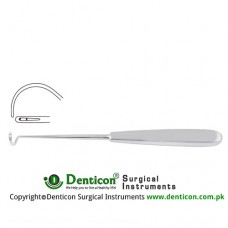 Deschamps Ligature Needle Blunt for Left Hand Stainless Steel, 20 cm - 8"